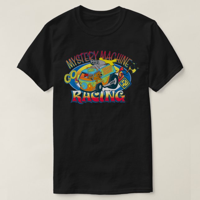 ScoobyDoo Mystery Machine Racing Premium  T-Shirt (Design Front)