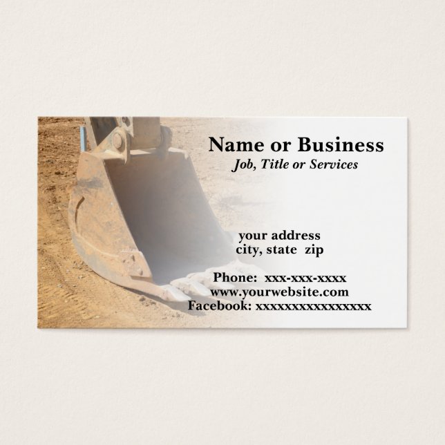 scoop for a backhoe (Front)