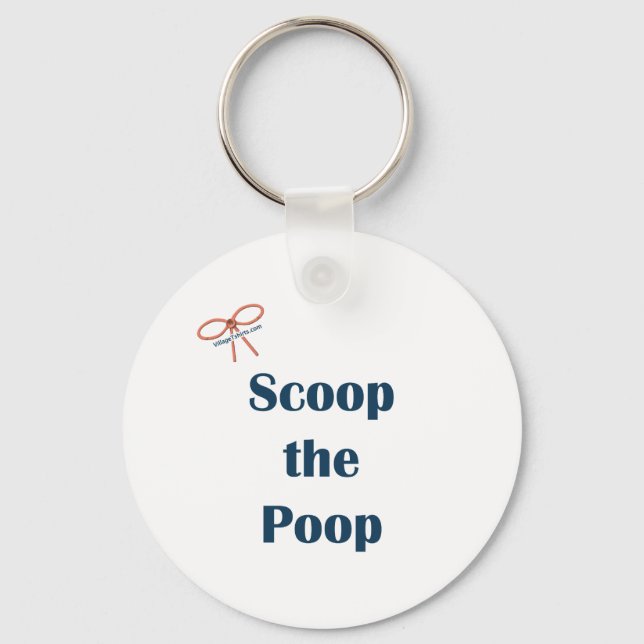 Scoop The Poop Reminders Key Ring (Front)