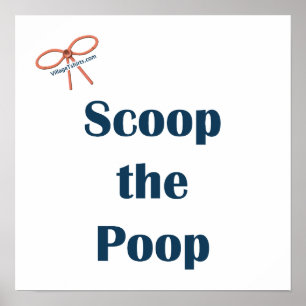 Scoop The Poop Reminders Poster