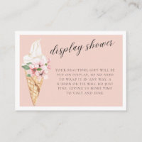 Scooped Up Bridal Shower Display Shower