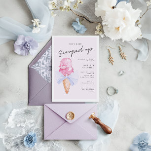 Scooped Up Bridal Shower Invitation