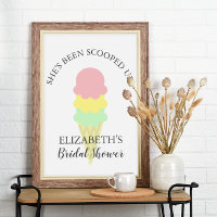 Scooped Up Ice Cream Bridal Shower