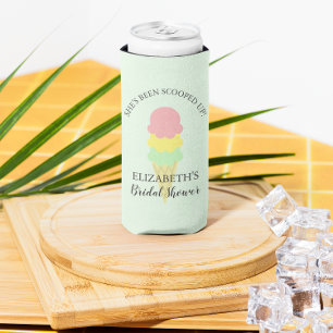 Scooped Up Ice Cream Bridal Shower Seltzer Can Cooler