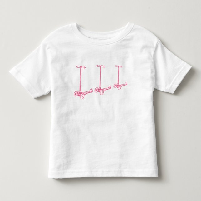 scoot scoot scoot little (pink) tee (Front)