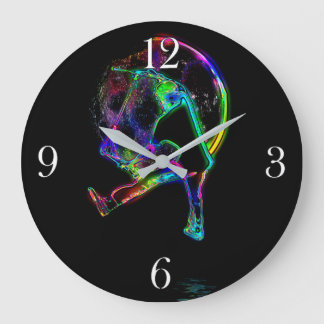 Scoot the Moon - Scooter Champ Large Clock