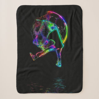 Scoot the Moon - Scooter Champ Sherpa Blanket
