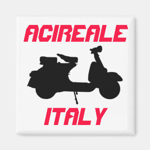 Scooter, Acireale, Italy Magnet