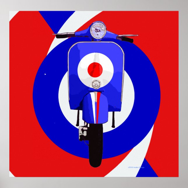 Scooter Art Poster (Front)