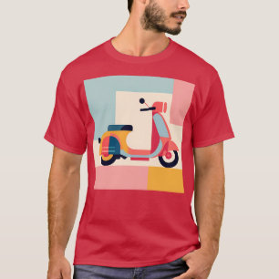 Scooter as Minimal Bauhaus Art 2 T-Shirt