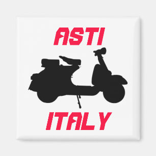 Scooter, Asti, Italy Magnet