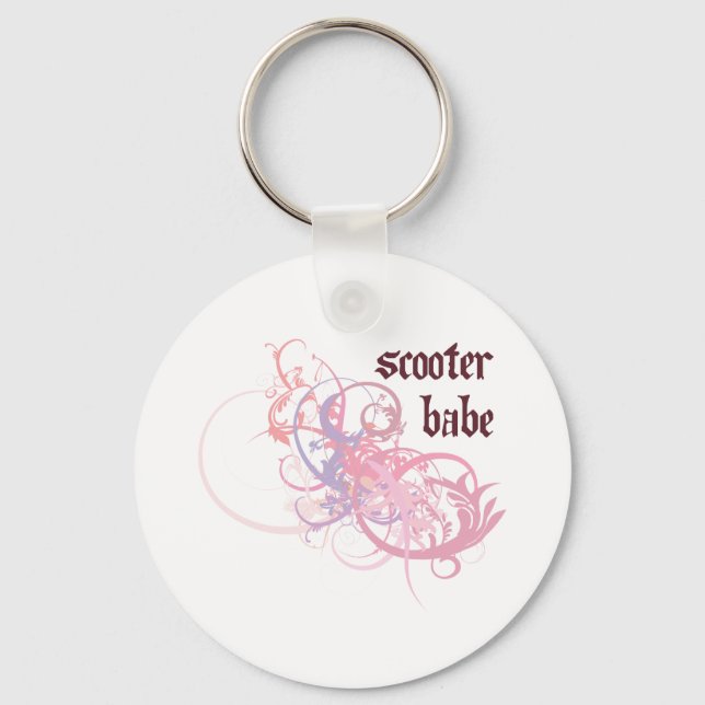Scooter Babe Key Ring (Front)