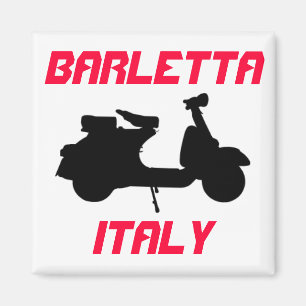 Scooter, Barletta, Italy Magnet