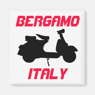 Scooter, Bergamo, Italy Magnet