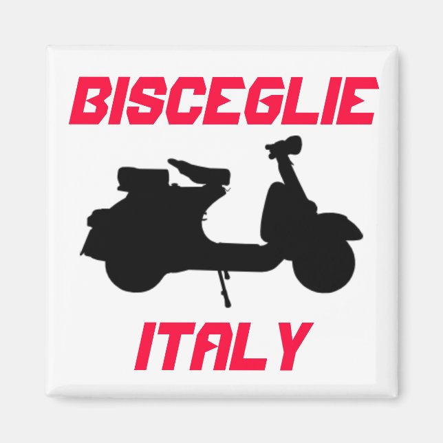 Scooter, Bisceglie, Italy Magnet (Front)
