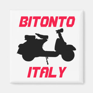 Scooter, Bitonto, Italy Magnet