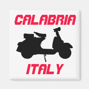 Scooter, Calabria, Italy Magnet