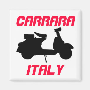 Scooter, Carrara, Italy Magnet