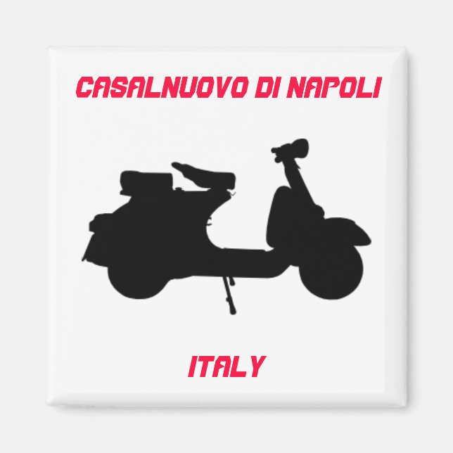 Scooter, Casalnuovo di Napoli, Italy Magnet (Front)