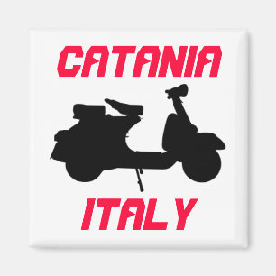 Scooter, Catania, Italy Magnet