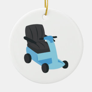 Scooter Ceramic Tree Decoration