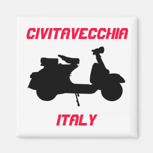 Scooter, Civitavecchia, Italy Magnet