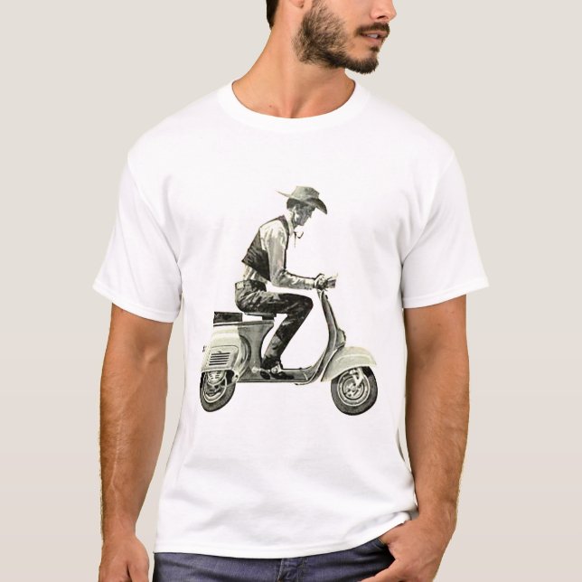Scooter Cowboy T-Shirt (Front)