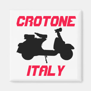 Scooter, Crotone, Italy Magnet