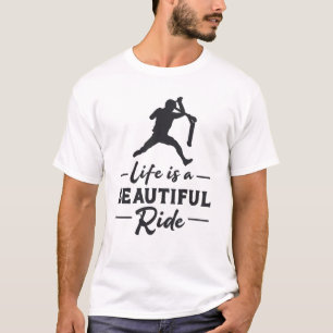 Scooter Driver Life Is A Beautiful Ride Retro T-Shirt