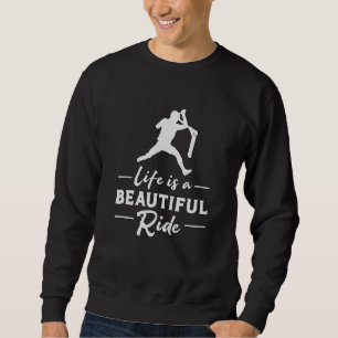 Scooter Driver Life Is A Beautiful Ride Vintage Sweatshirt