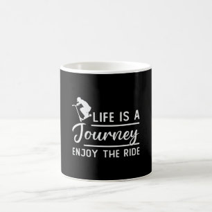 Scooter Driver Life Is A Journey Enjoy The Ride Coffee Mug