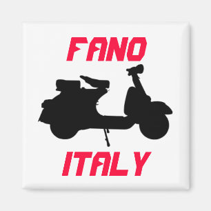 Scooter, Fano, Italy Magnet