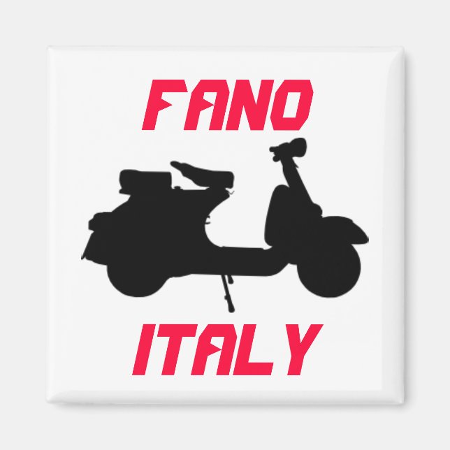 Scooter, Fano, Italy Magnet (Front)