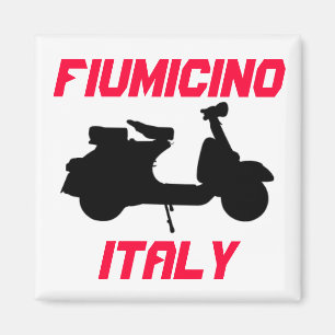 Scooter, Fiumicino, Italy Magnet