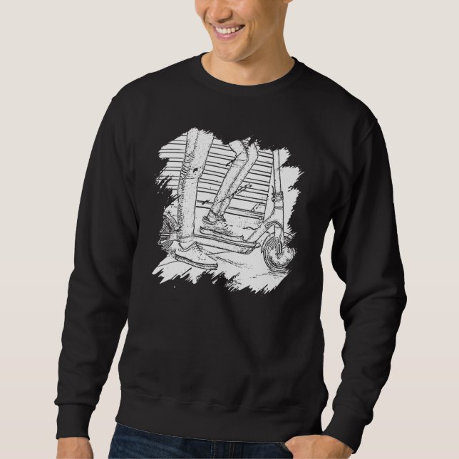 Scooter  For Men Scooter Stunt Scooter Sweatshirt (Front)