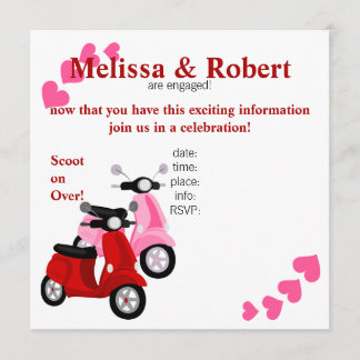 Scooter for two! invitation