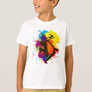 Scooter freestyle colorfull trick T-Shirt