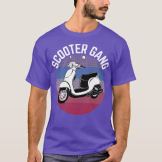 Scooter Gang Retro Vintage Moped Motorcycle Gear 2 T-Shirt
