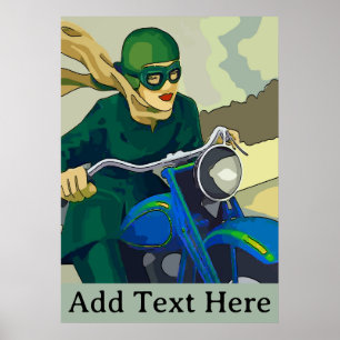 Scooter Girl, add text Poster