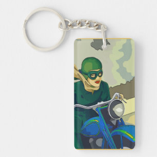 Scooter Girl Key Ring
