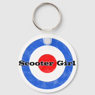 Scooter Girl keychain