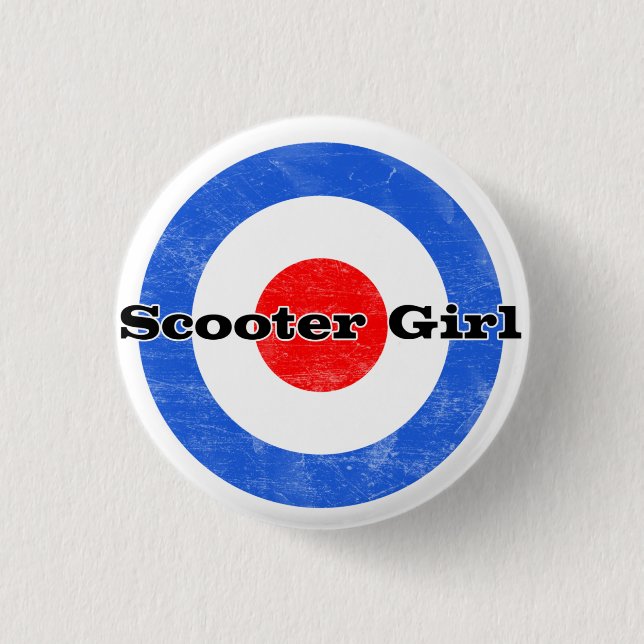 Scooter Girl  Pin (Front)