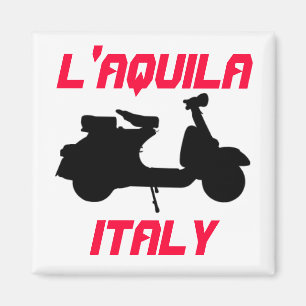 Scooter, L'Aquila, Italy Magnet