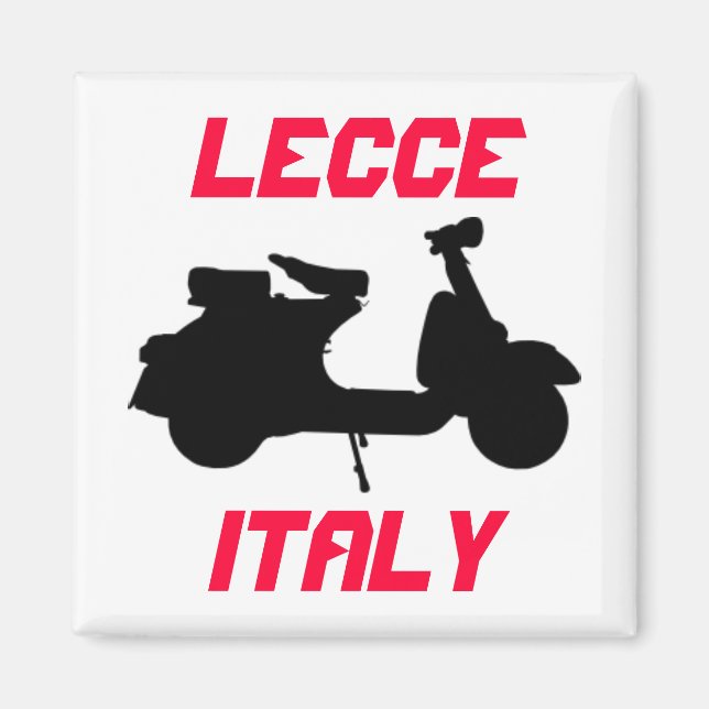 Scooter, Lecce, Italy Magnet (Front)