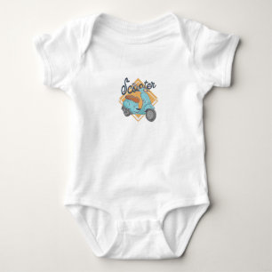 Scooter life baby bodysuit
