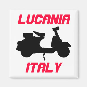 Scooter, Lucania, Italy Magnet