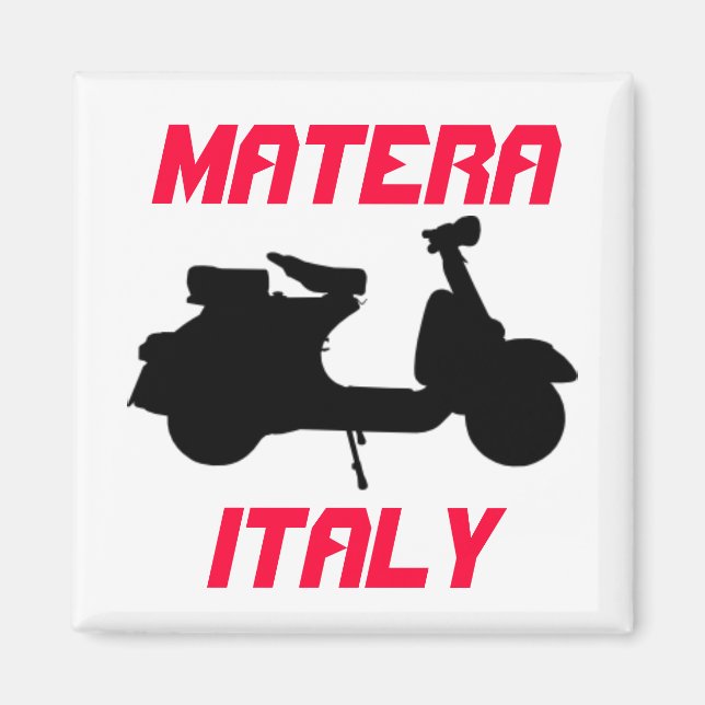 Scooter, Matera, Italy Magnet (Front)