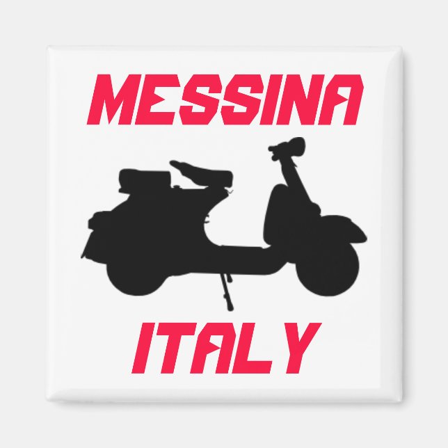 Scooter, Messina, Italy Magnet (Front)