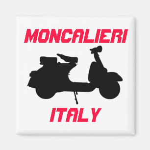 Scooter, Moncalieri, Italy Magnet