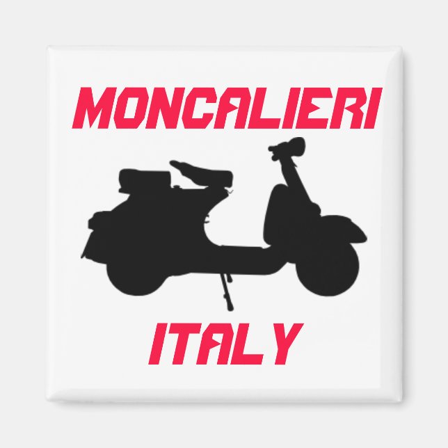 Scooter, Moncalieri, Italy Magnet (Front)